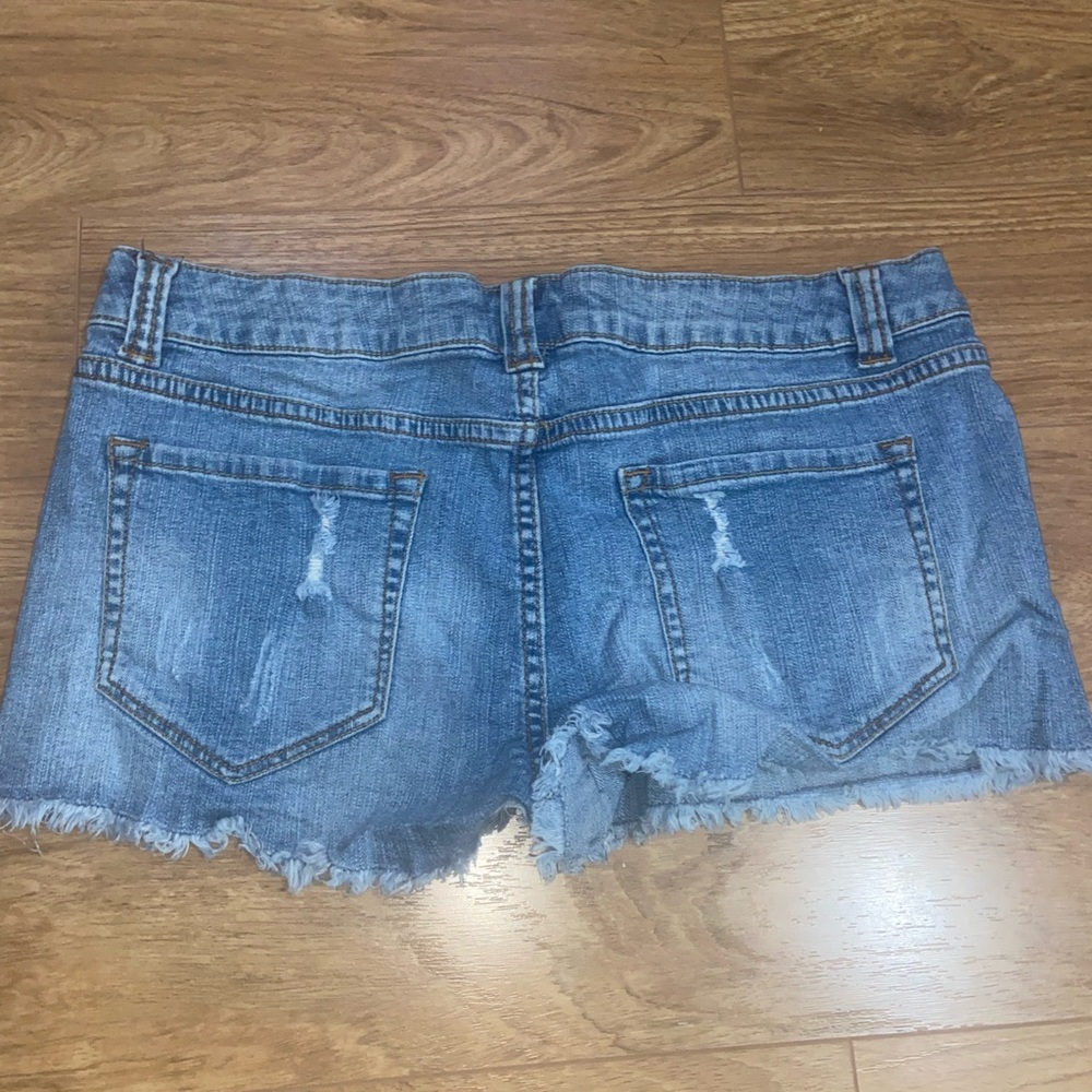 Blue jean shorts